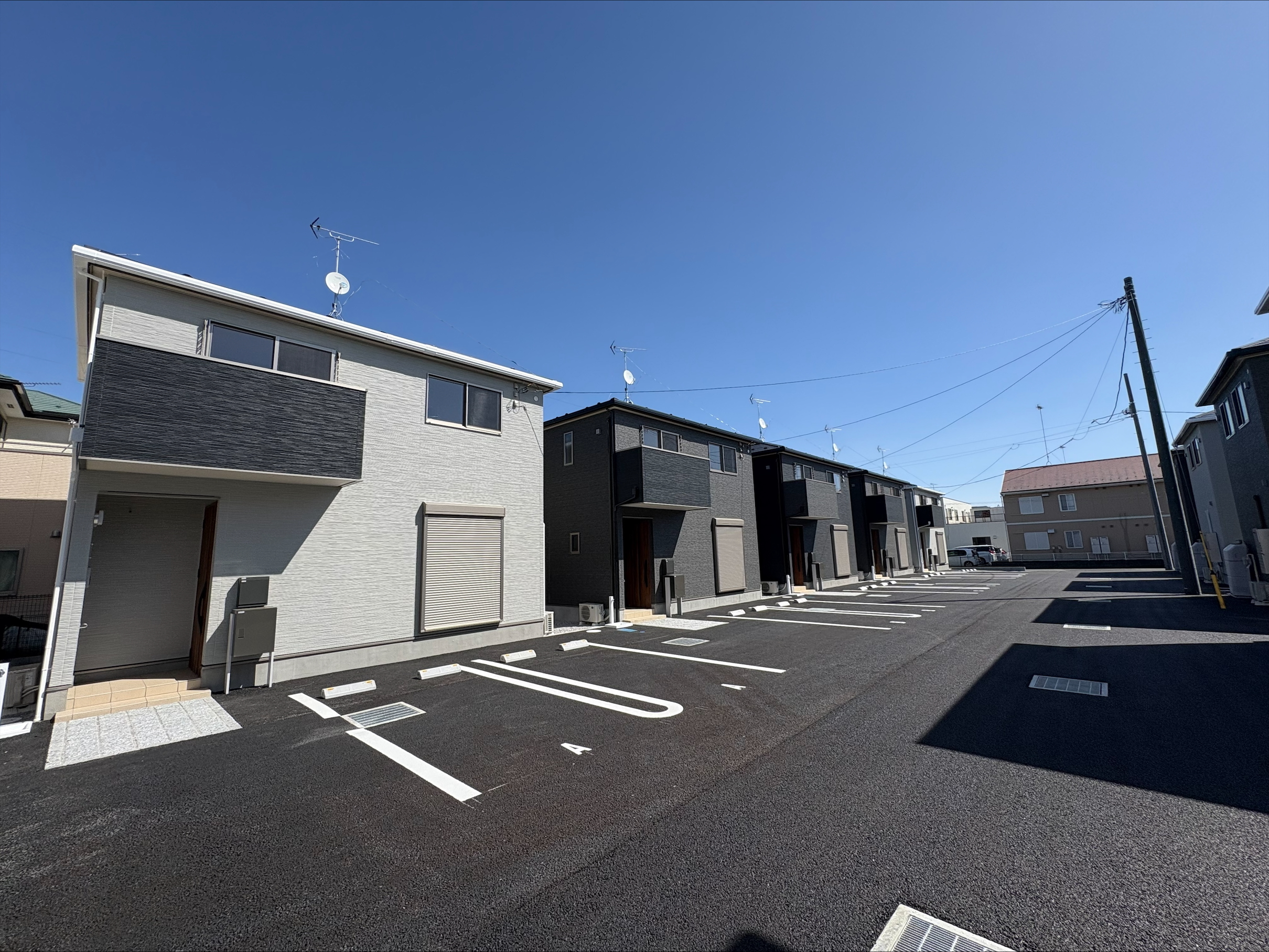戸建型の賃貸住宅「ポラリス」の外観③