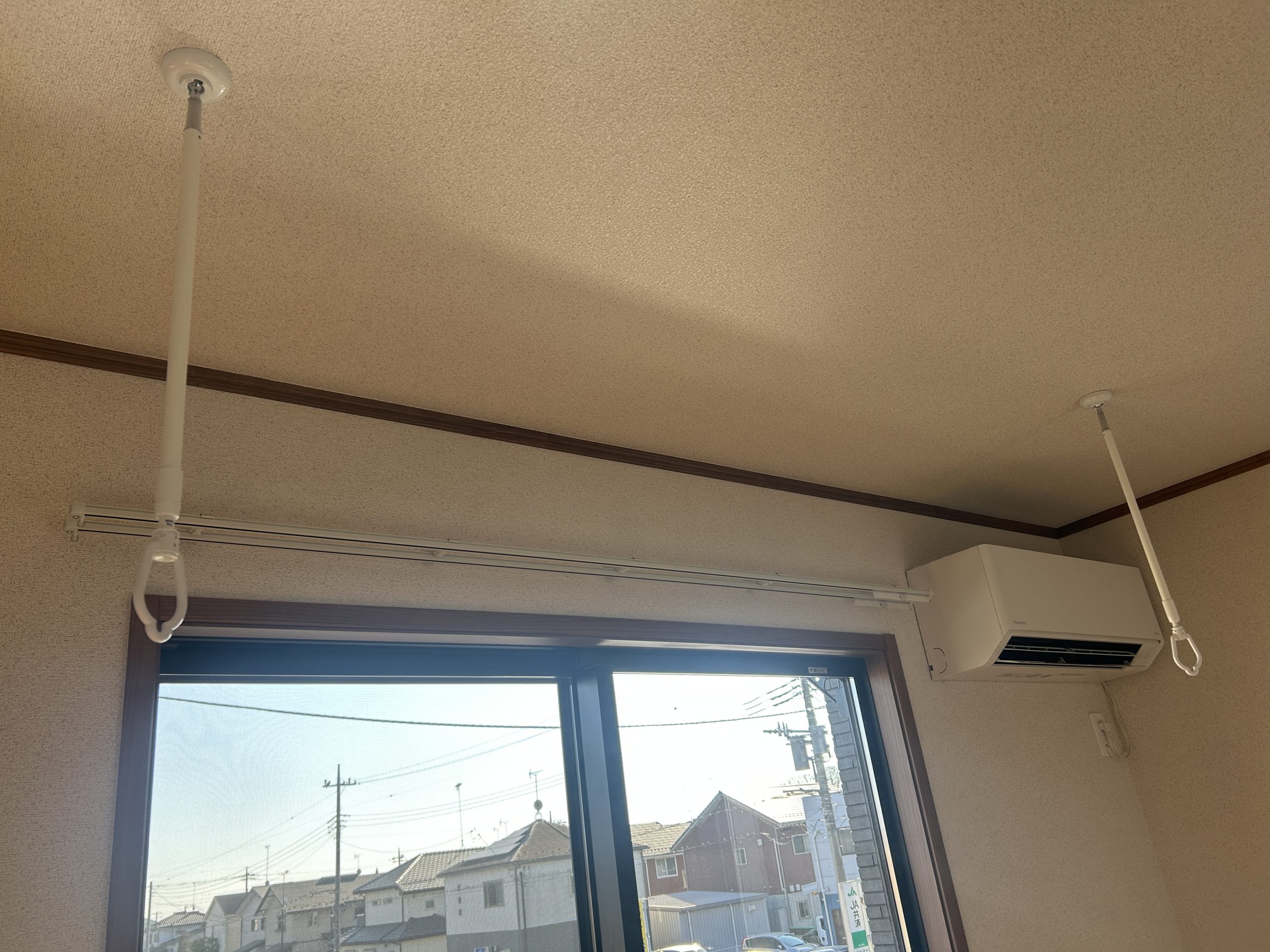 花粉の季節以外にも役に立つ室内物干し
