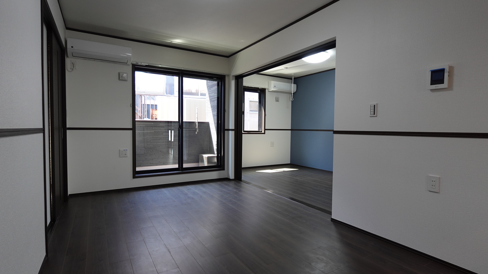 洋室と続き間のLDKは11.7帖の広さ
