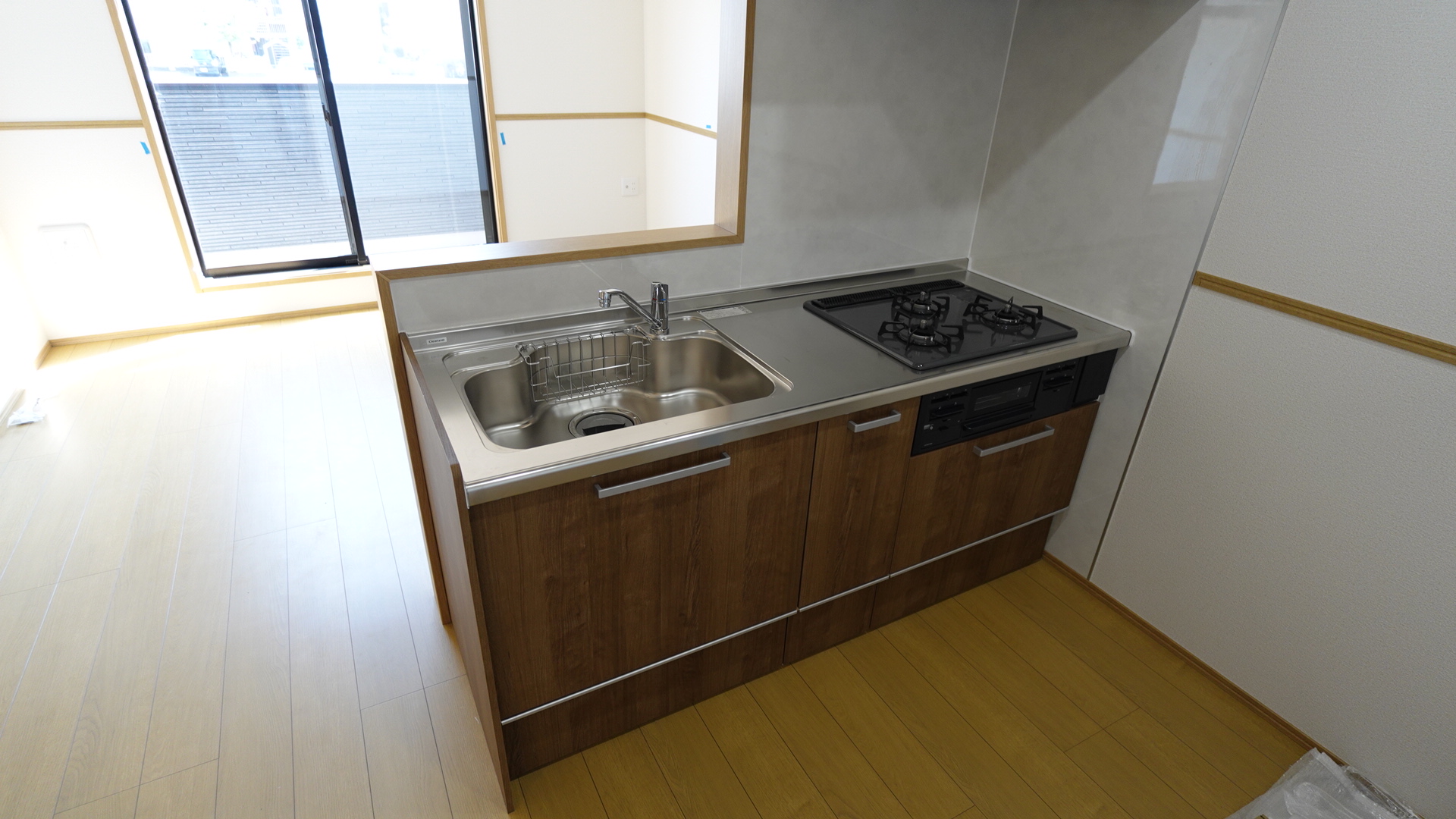 対面式キッチンのLDK
