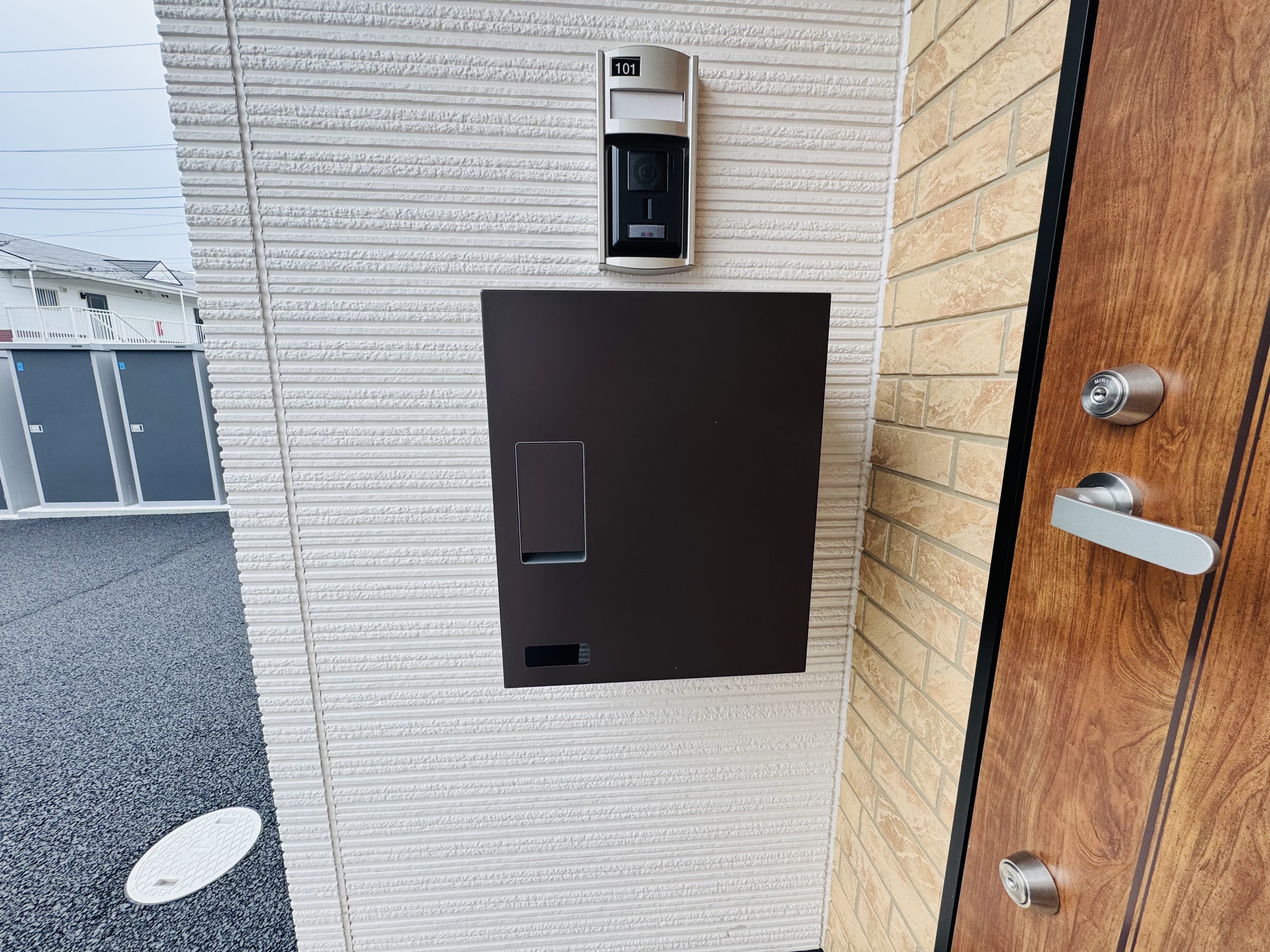 各戸に専用の宅配ボックス