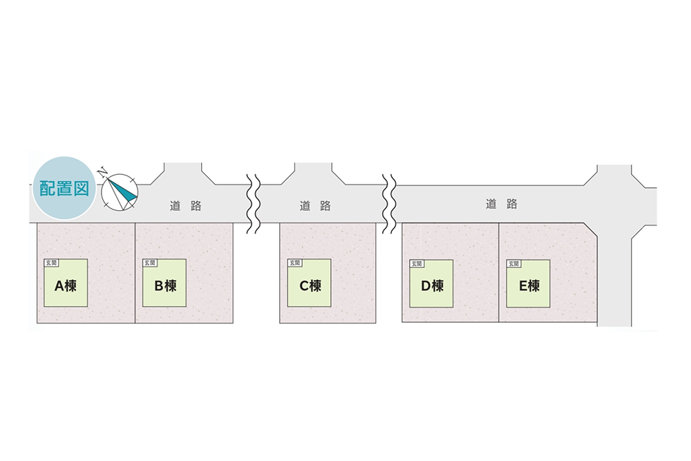 区画整理地内の3LDK戸建賃貸