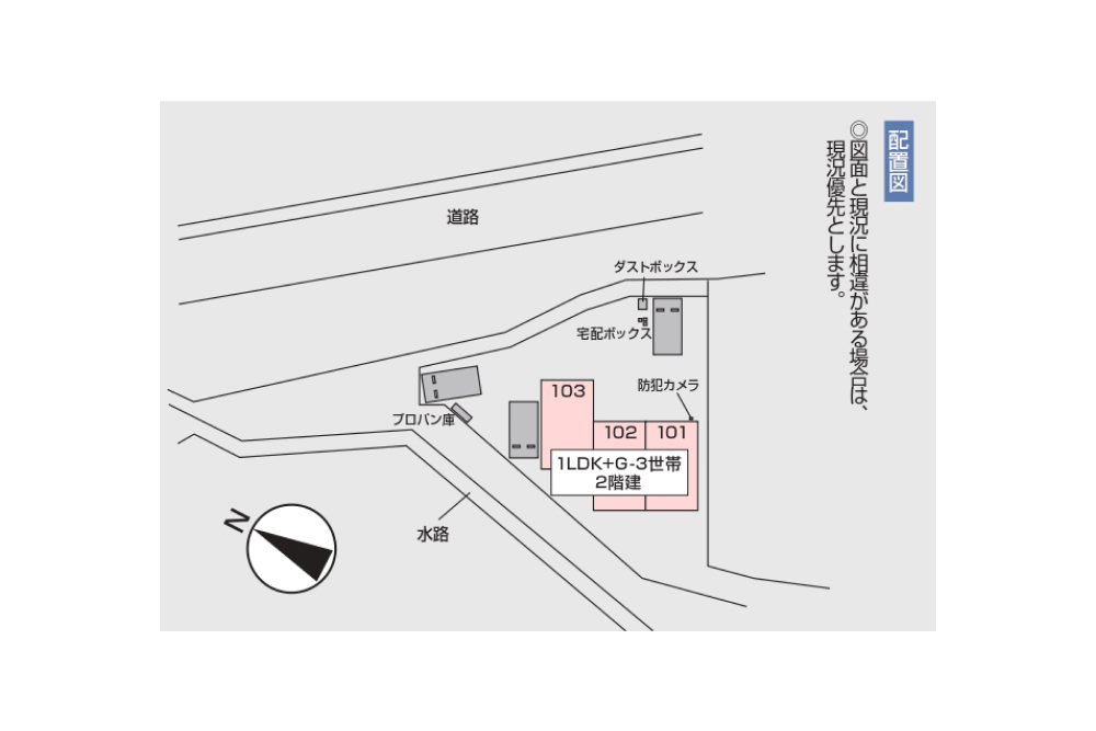 各戸に2台目平面駐車場有り