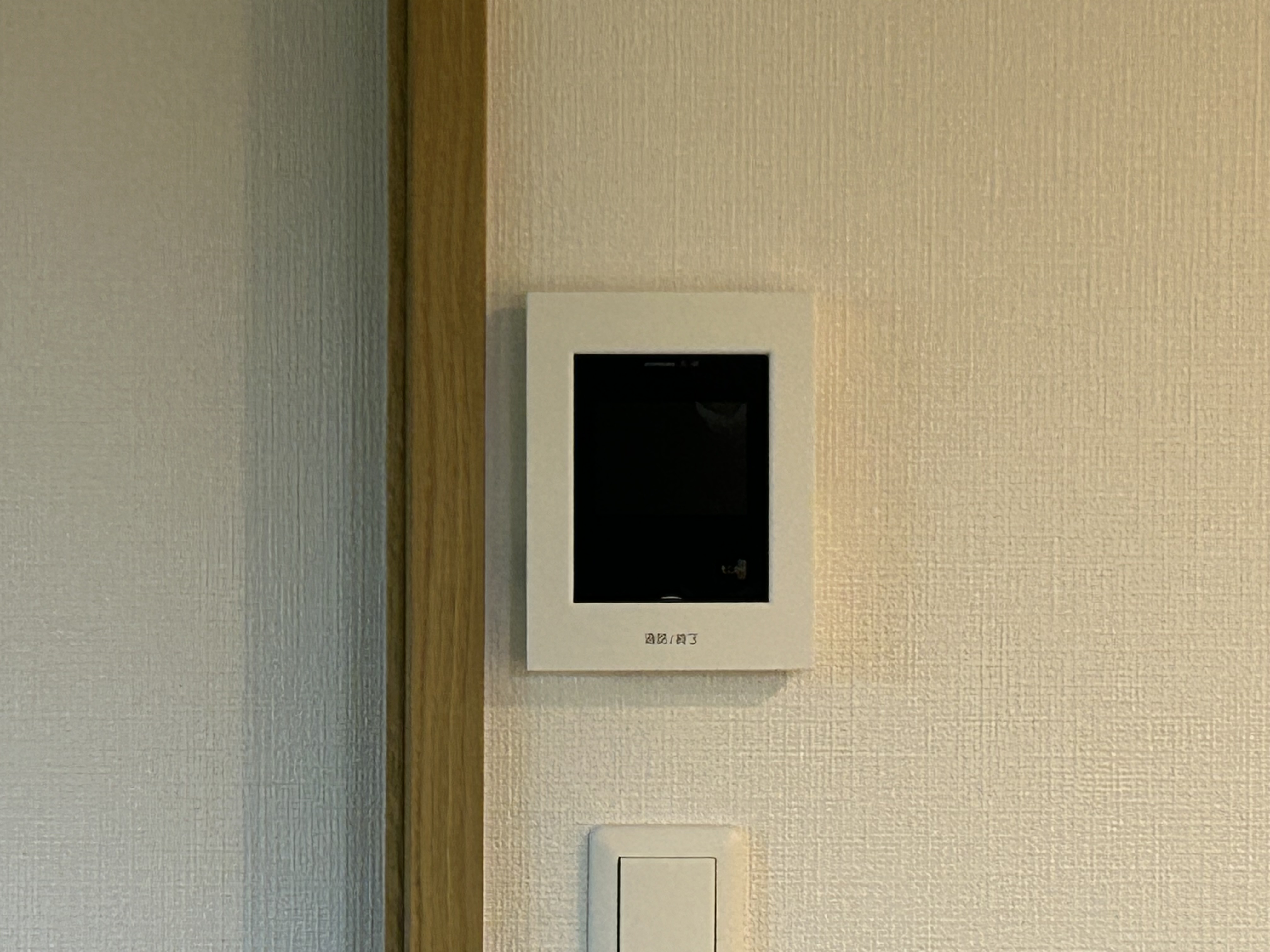 防犯対策として必需品のTVモニター付きインターホン
