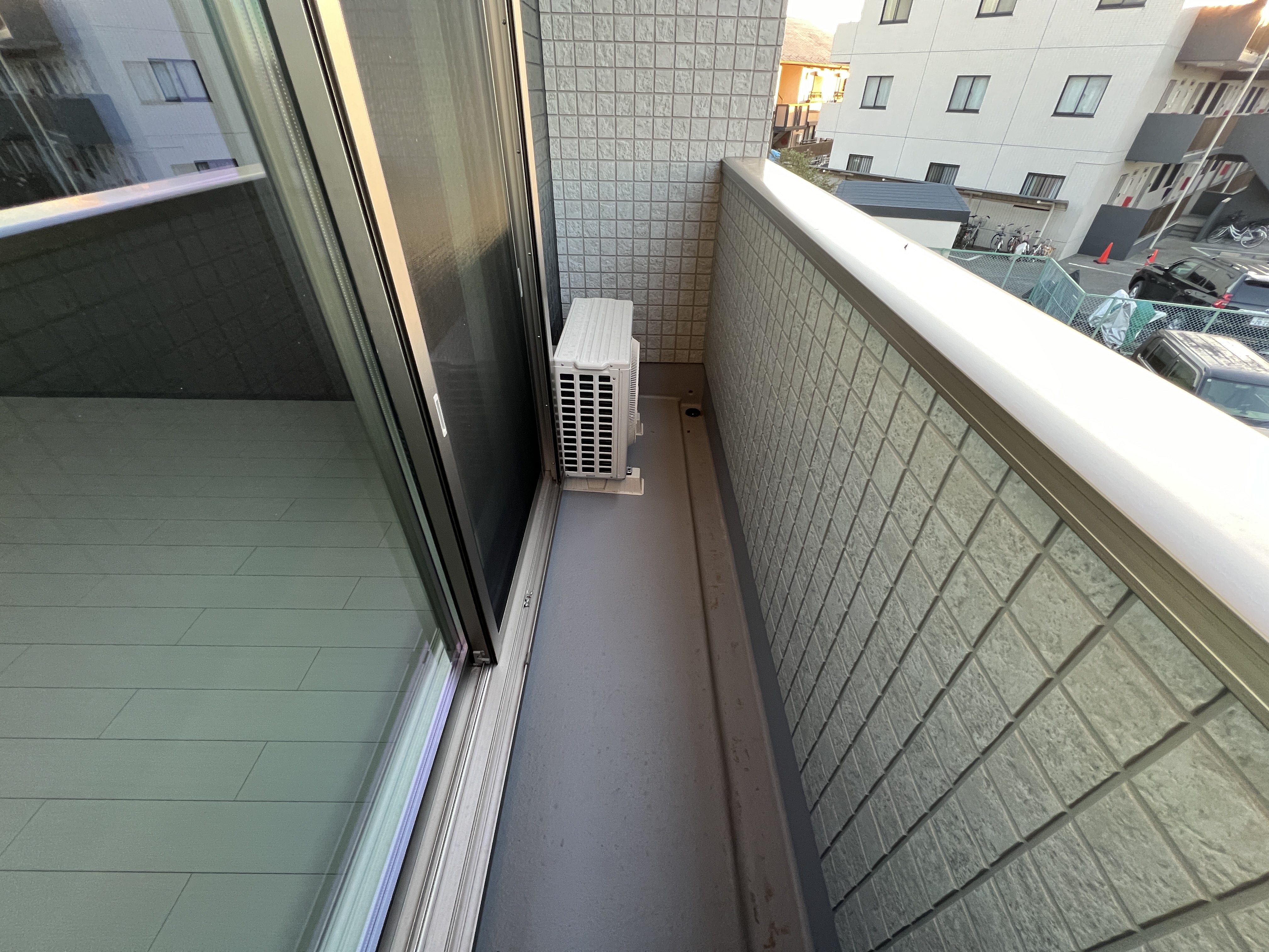 全部屋にバルコニー付き

